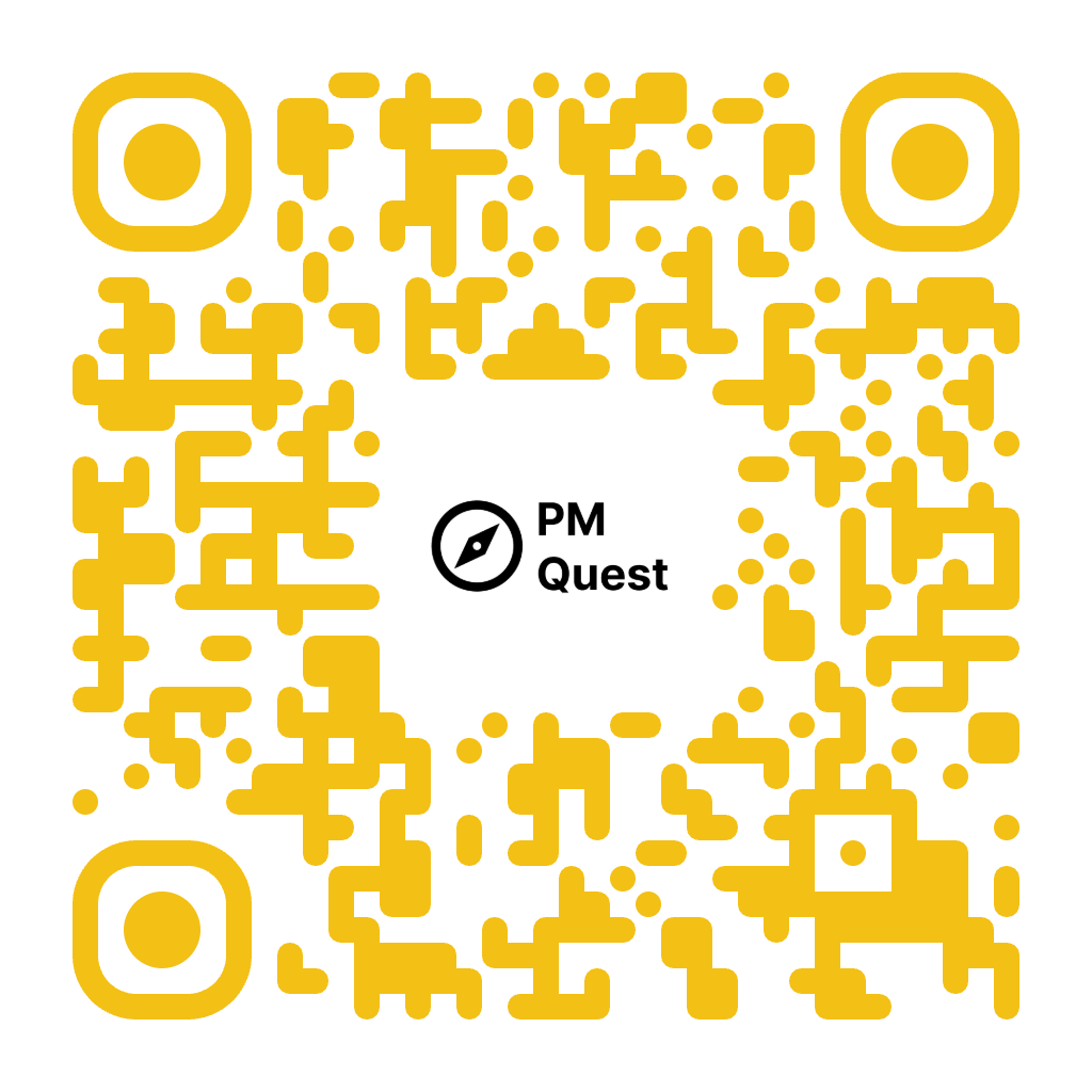 QR code for PM Quest Newsletter